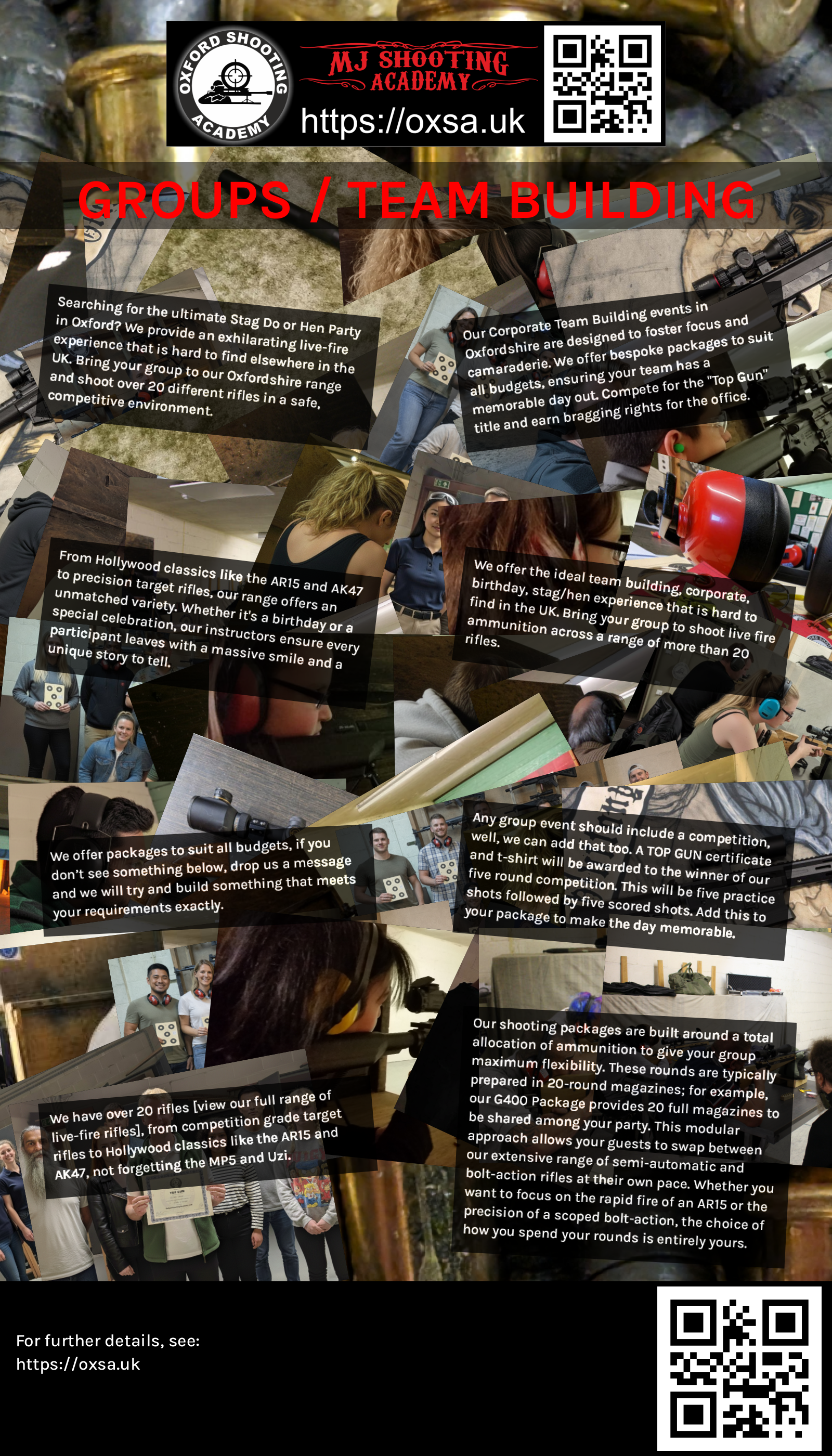 Historic rifle display with expert safety instruction