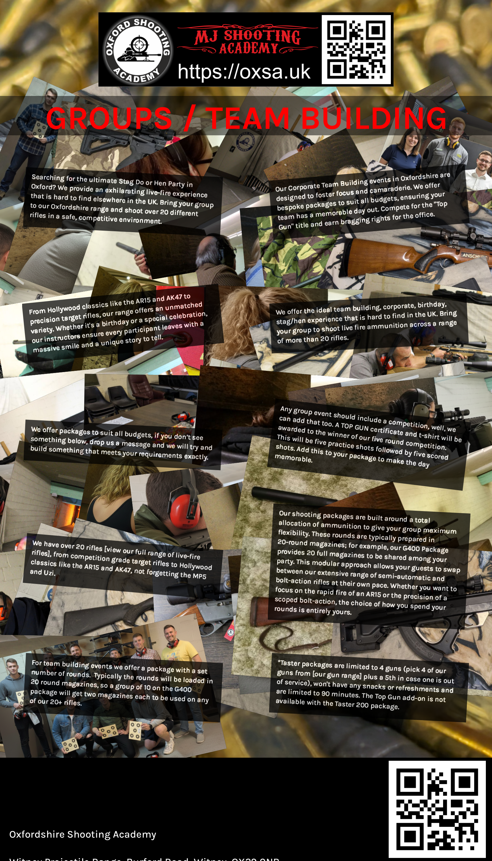 Historic rifle display with expert safety instruction