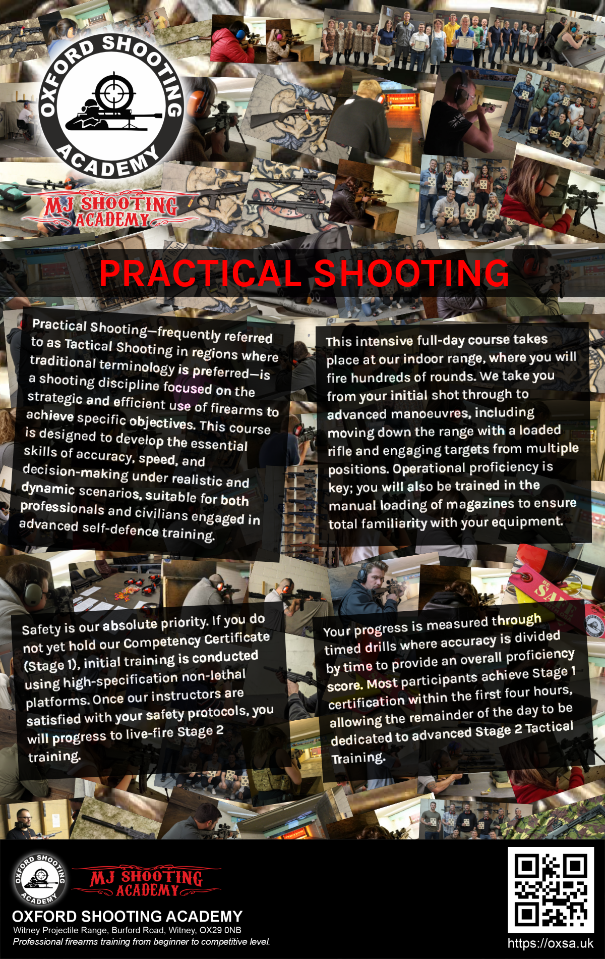 Target practice activity designed for corporate and group events
