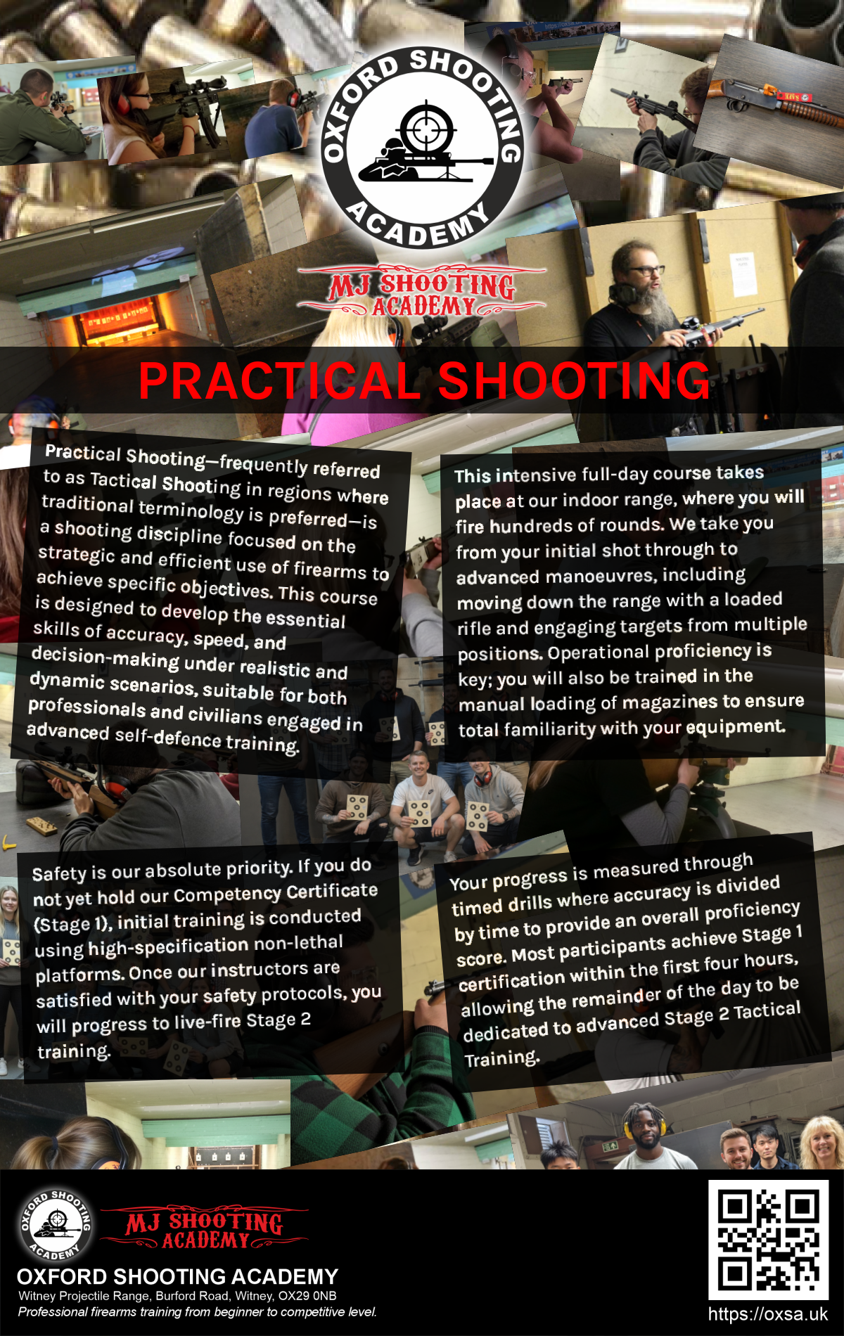 Target practice activity designed for corporate and group events