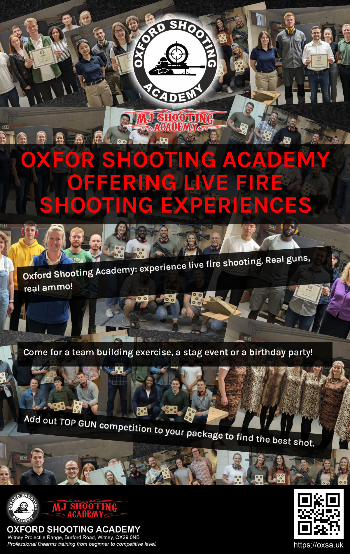 Live fire training for skill development and training