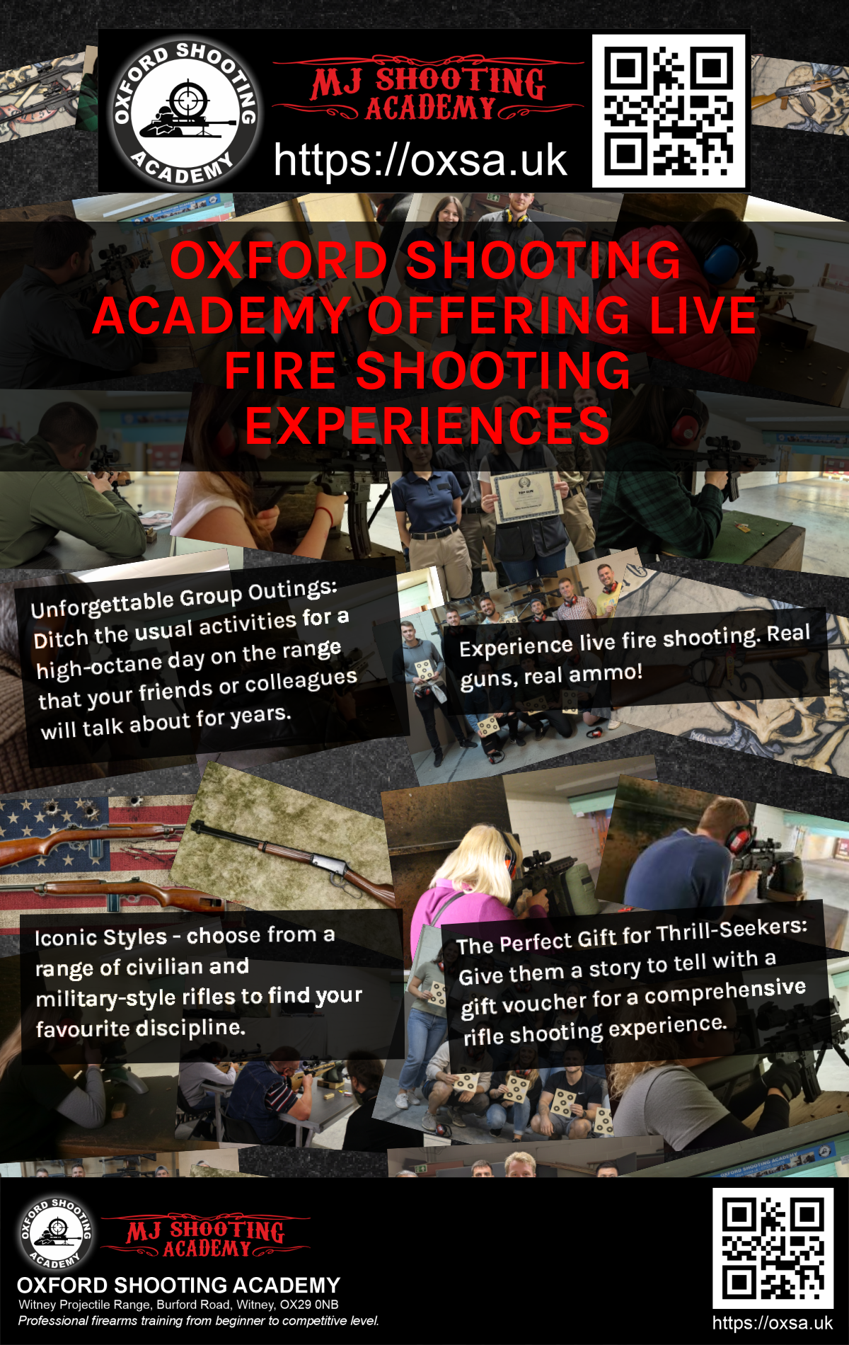 Live fire training for skill development and training