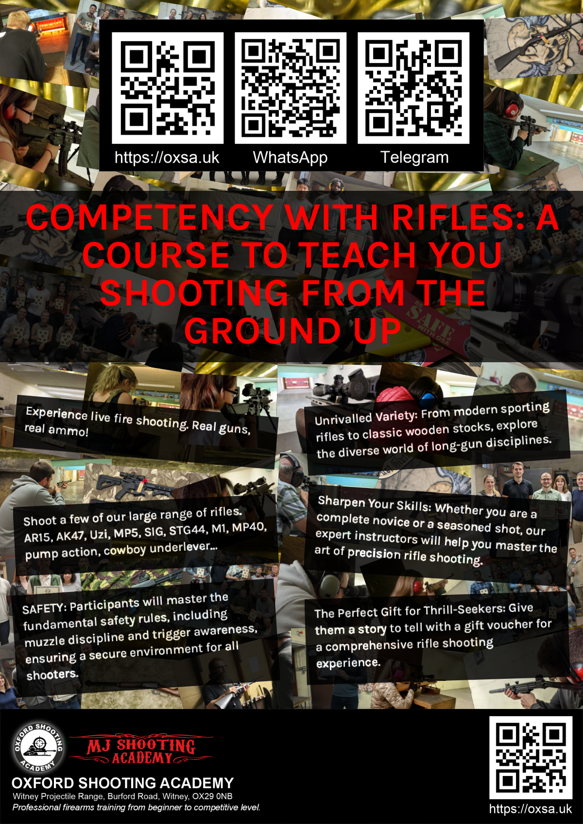 Target practice activity designed for corporate and group events