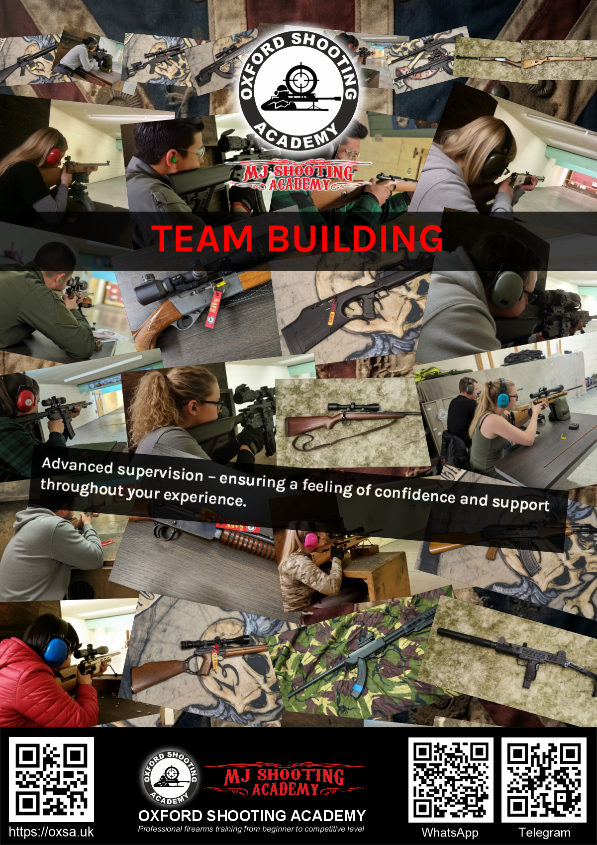 Sporting gun experience under supervised range conditions