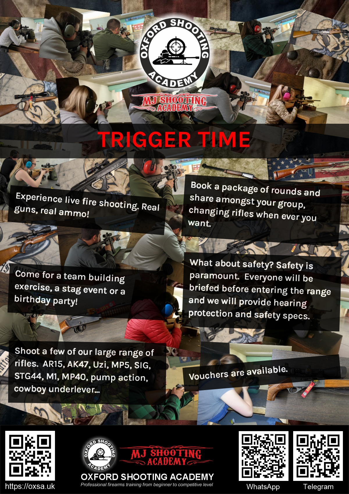 Sporting gun experience under supervised range conditions
