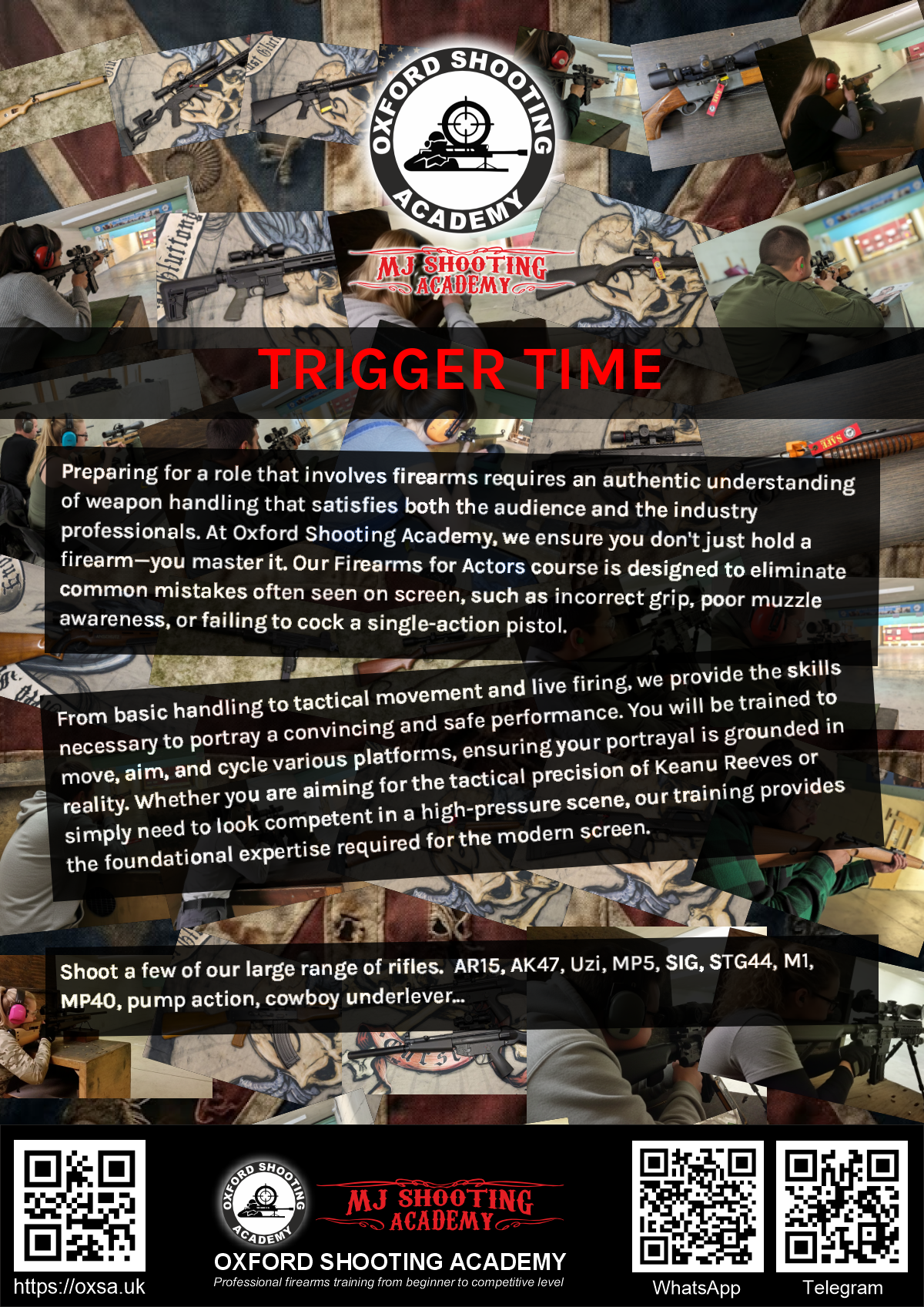 Target practice activity designed for corporate and group events