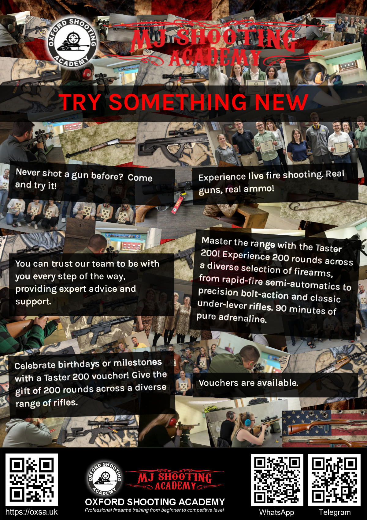 Live fire training for skill development and training