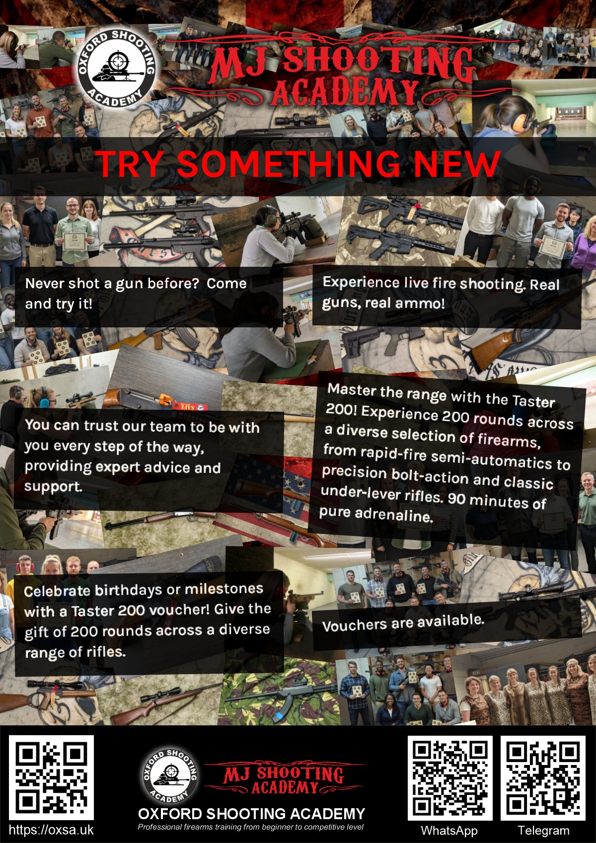 Live fire training for skill development and training