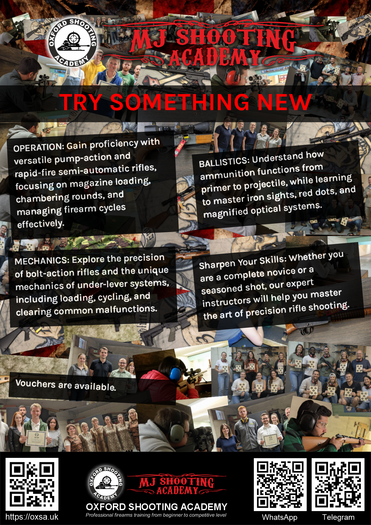 Sporting gun experience under supervised range conditions