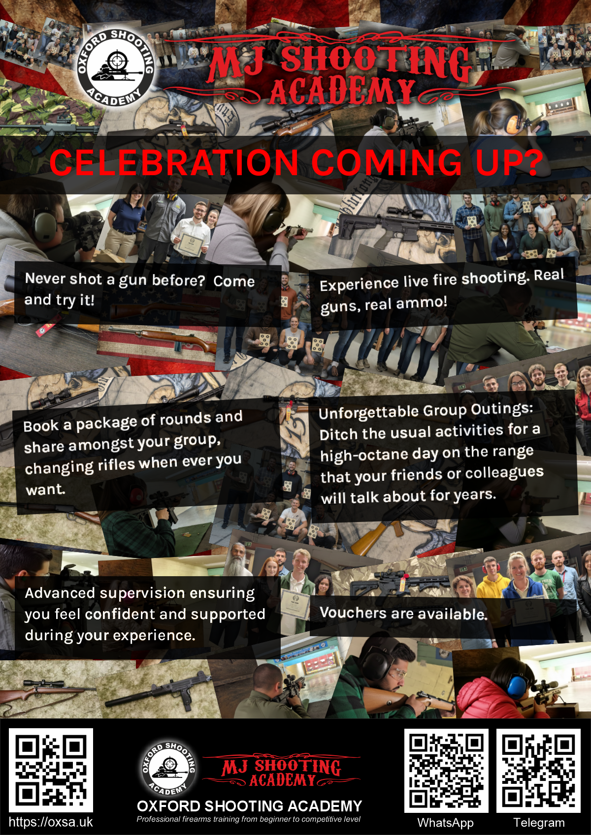 Sporting gun experience under supervised range conditions