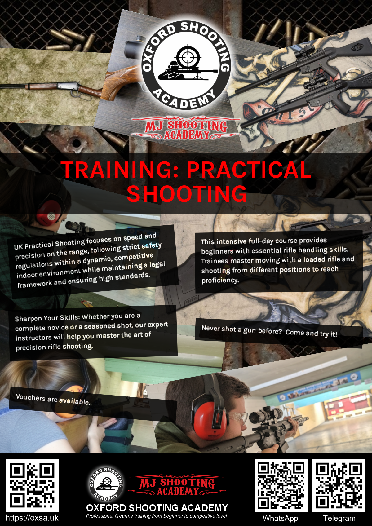 Live fire training for skill development and training
