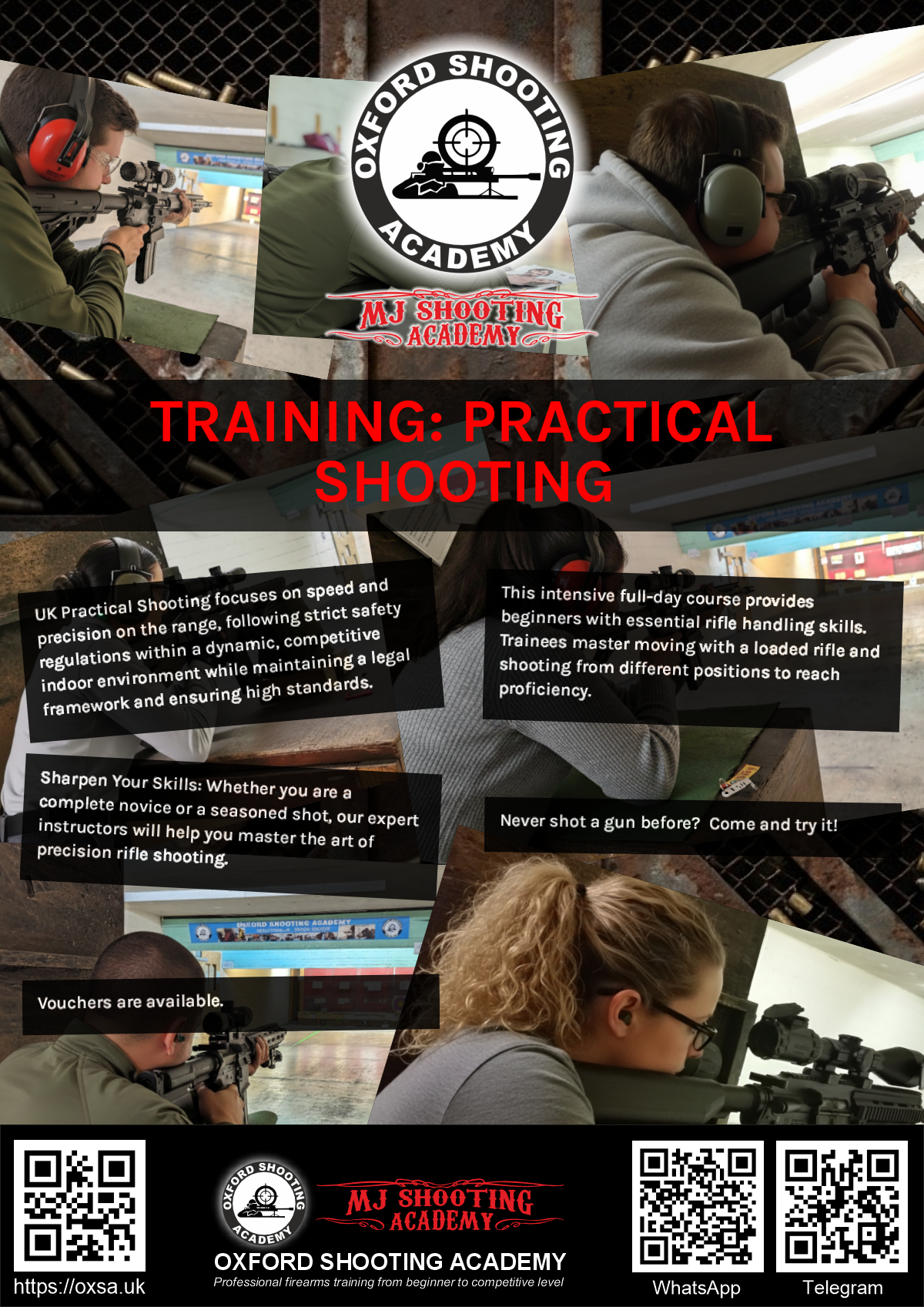 Live fire training for skill development and training