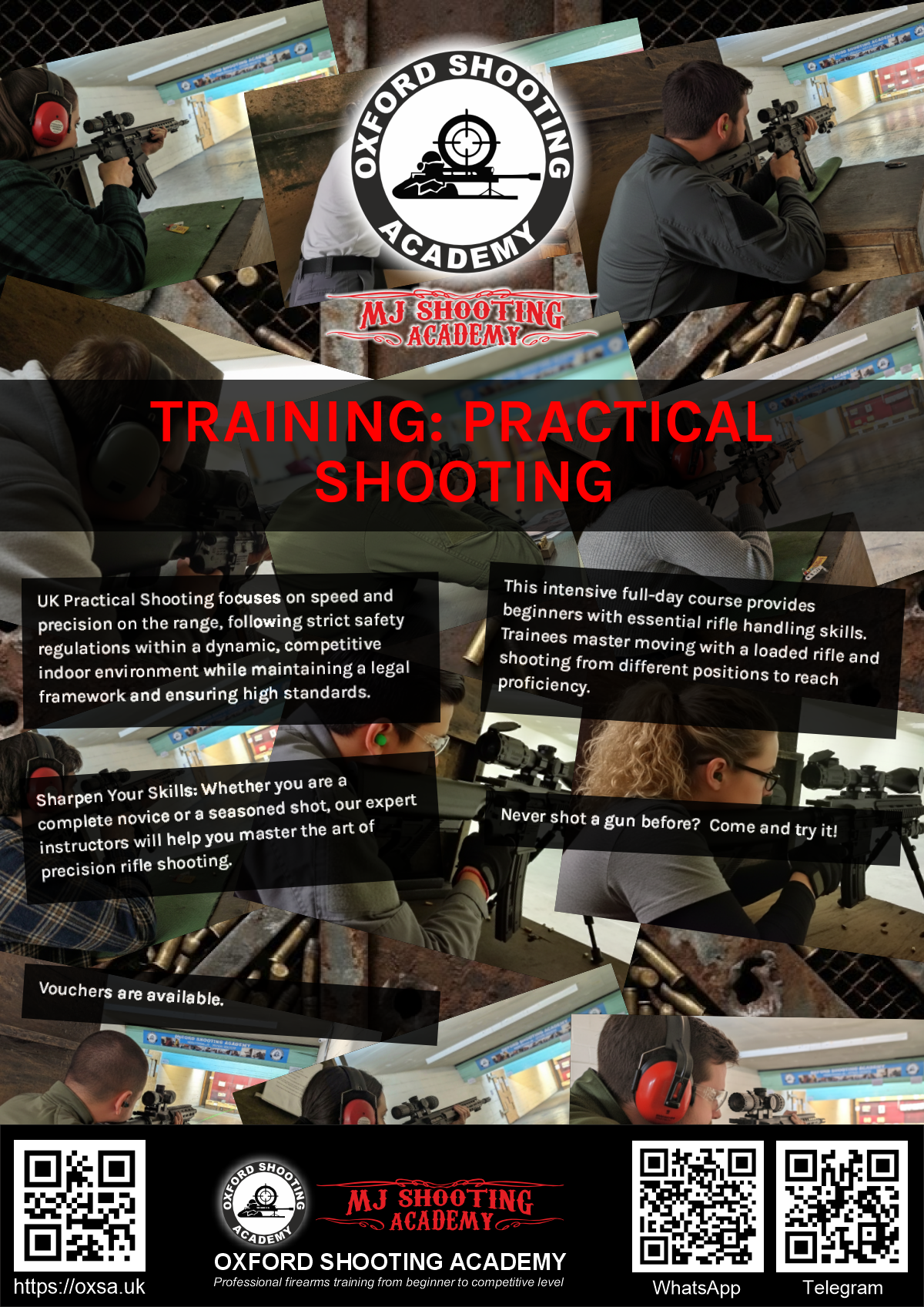Live fire training for skill development and training
