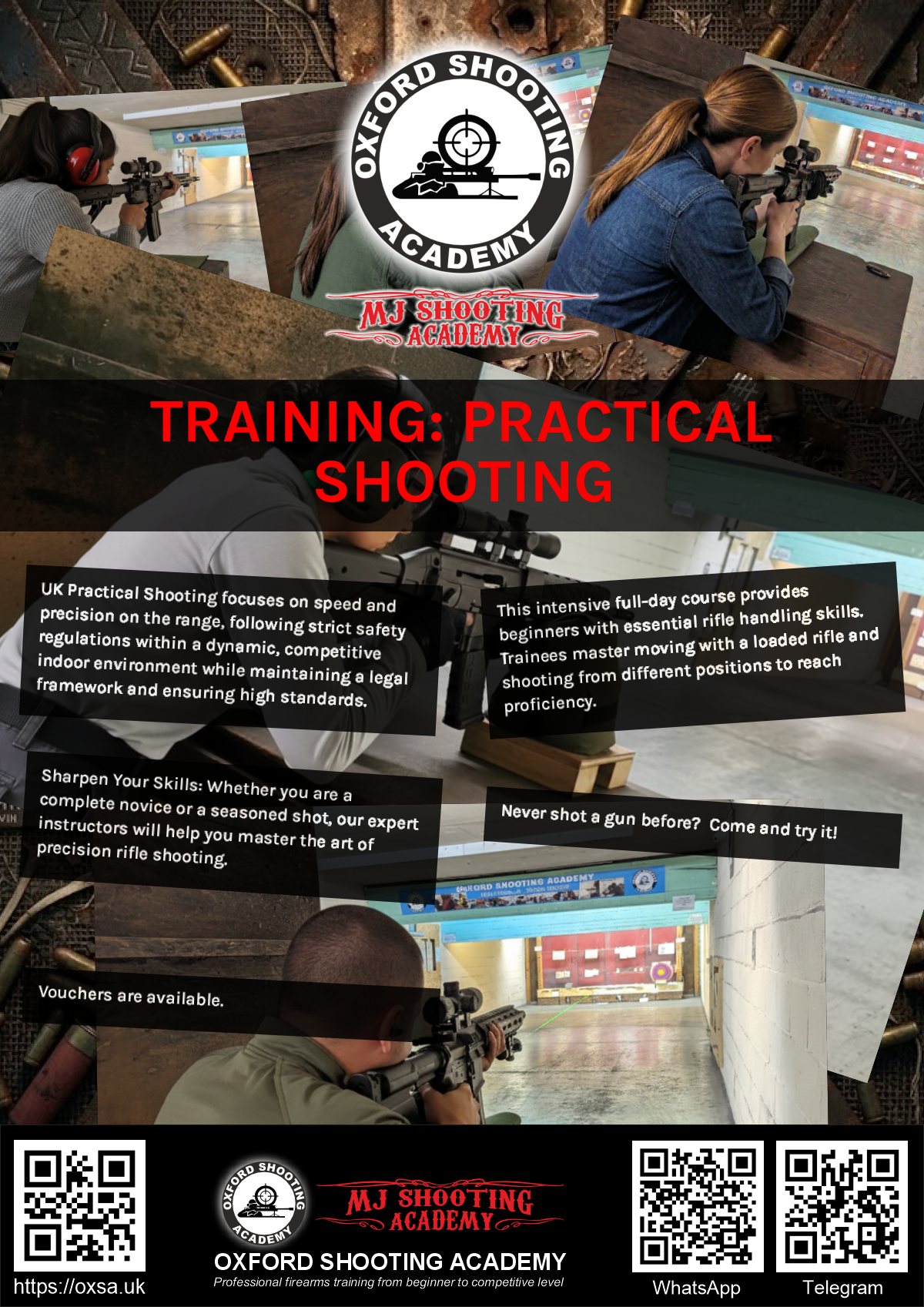 Live fire training for skill development and training