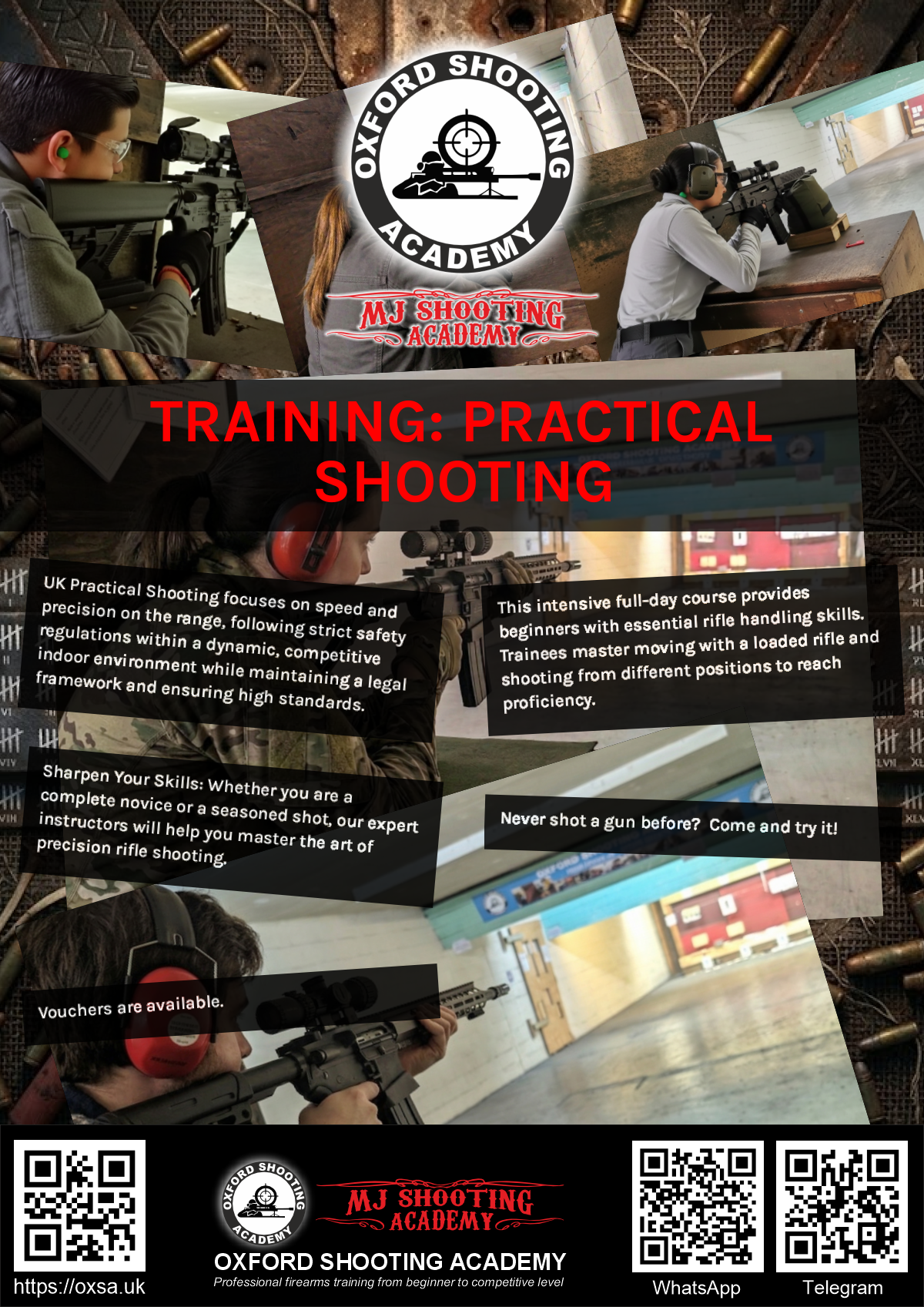 Tactical shooting drill for beginners and enthusiasts