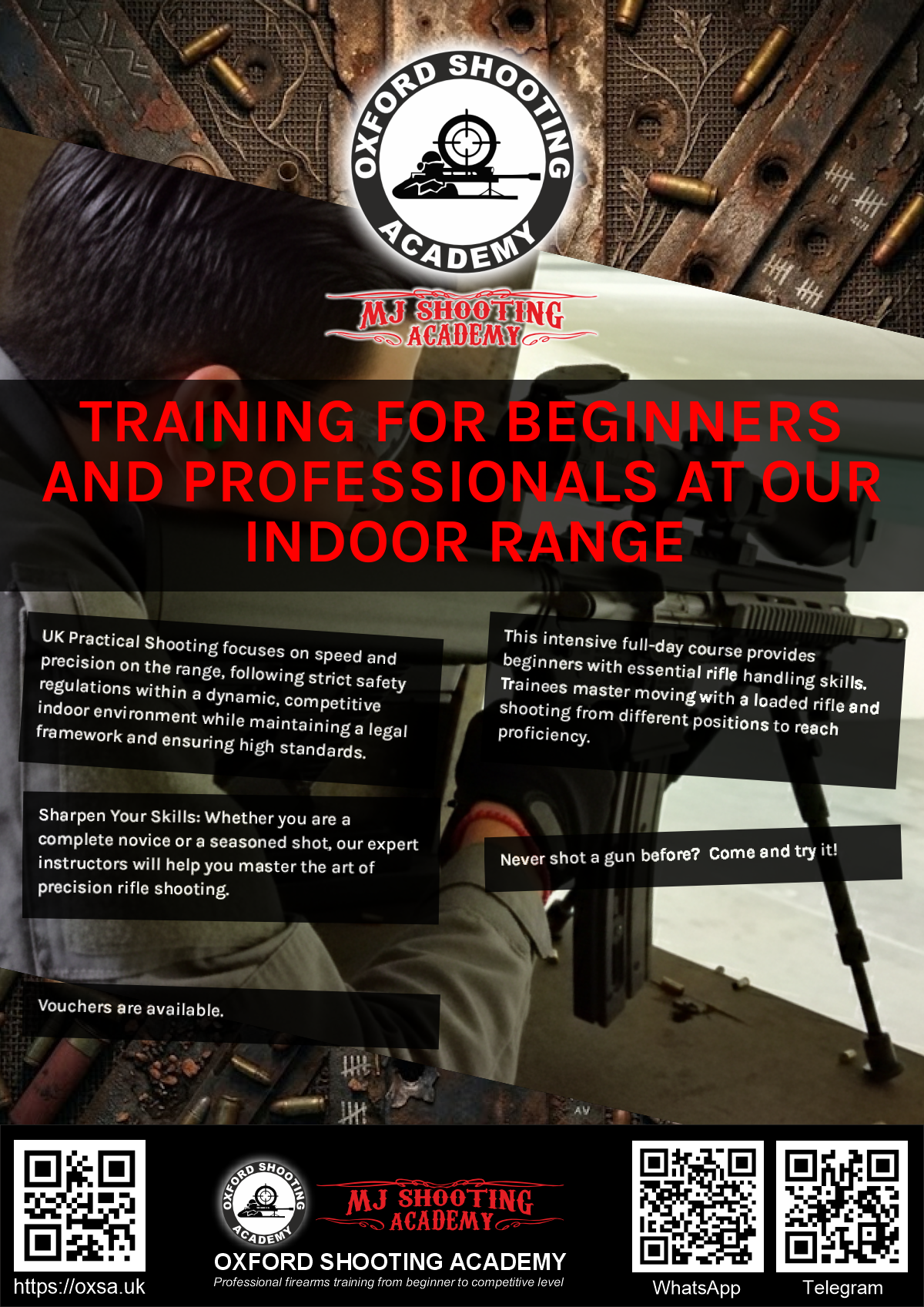 Tactical shooting drill for beginners and enthusiasts