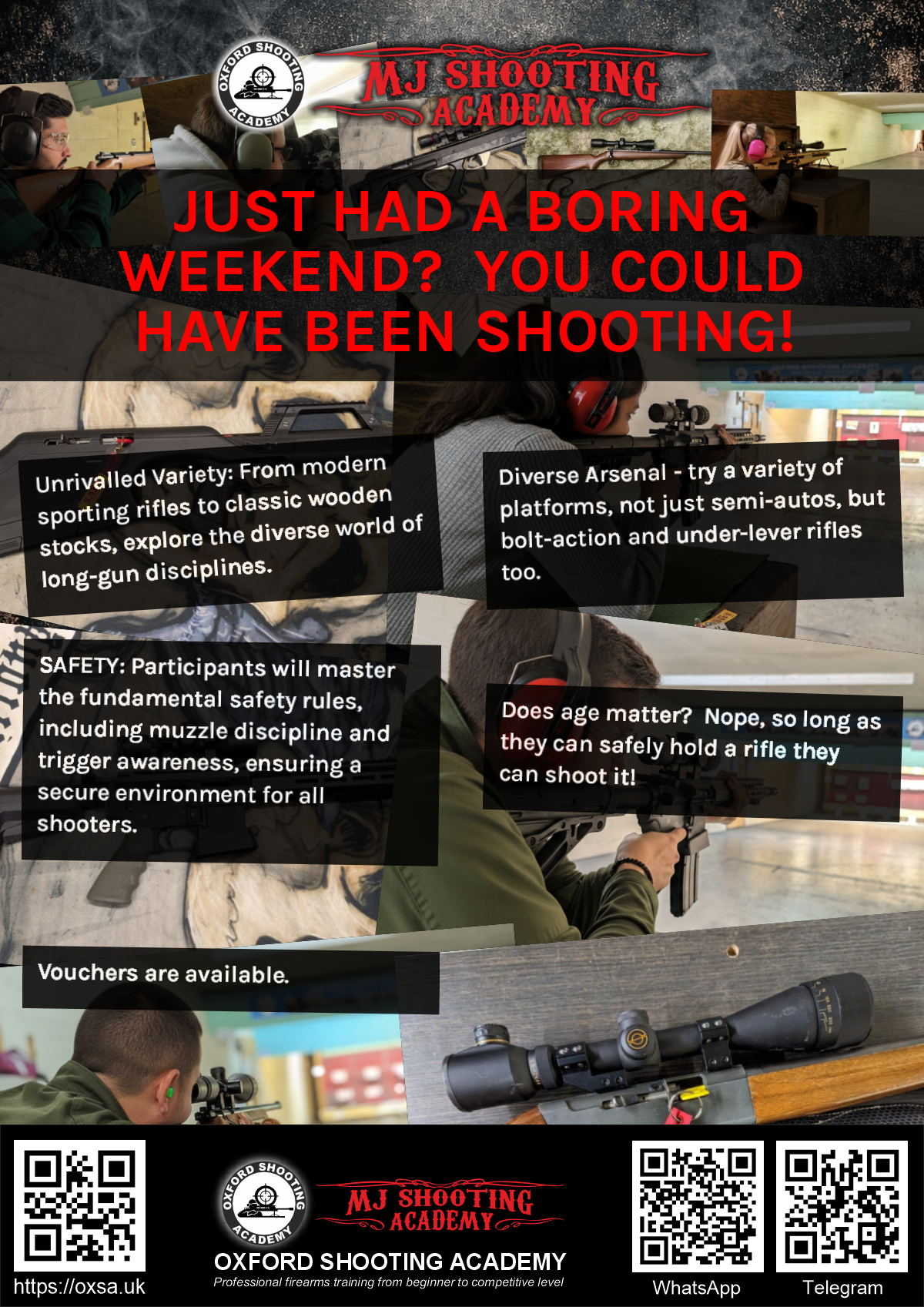 Live fire training for skill development and training