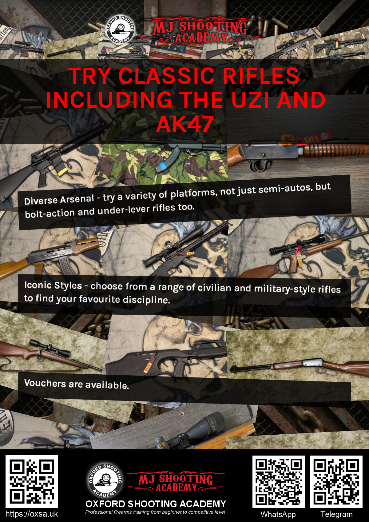 Indoor range shooting providing a unique experience day