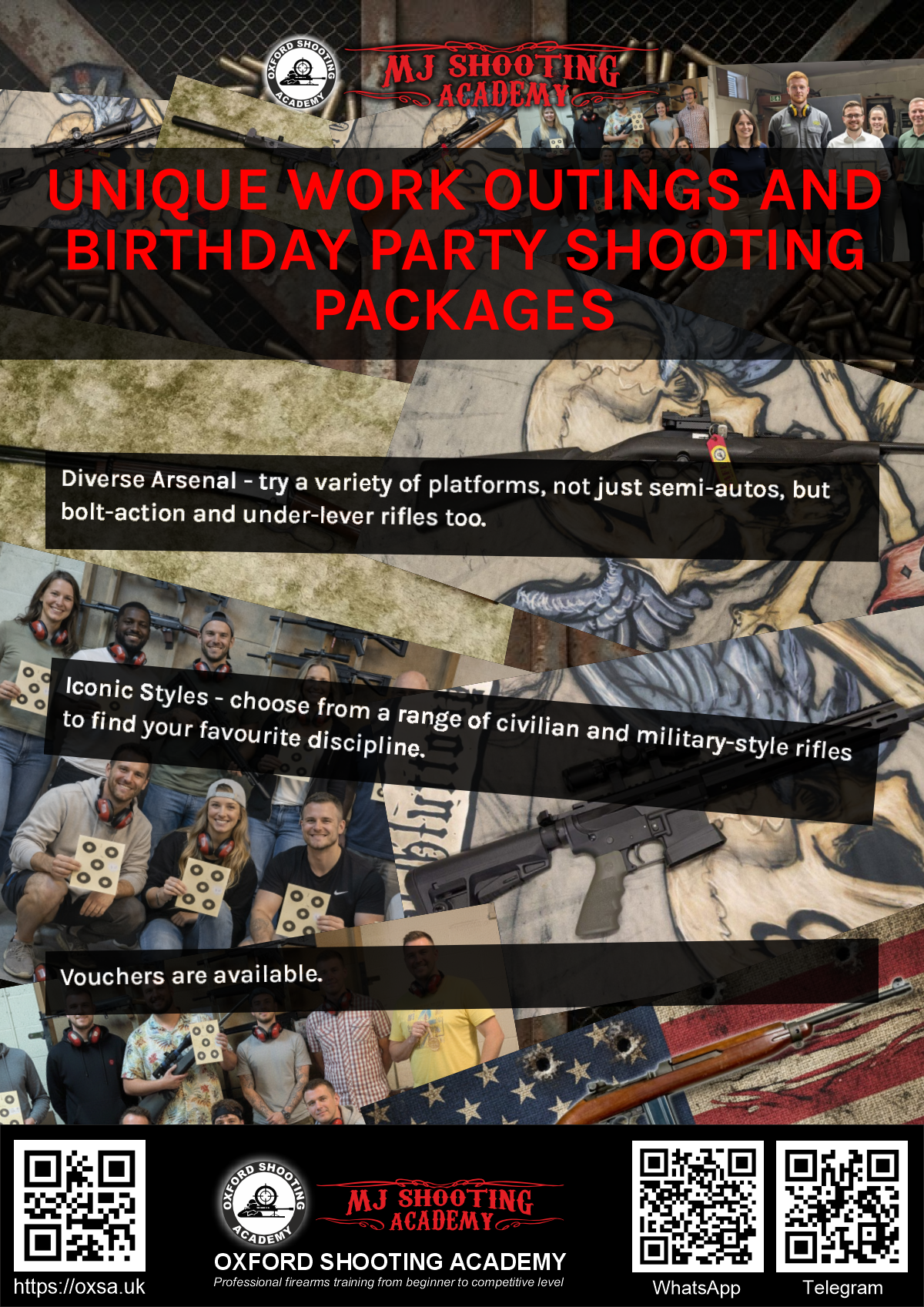 Live fire training for skill development and training