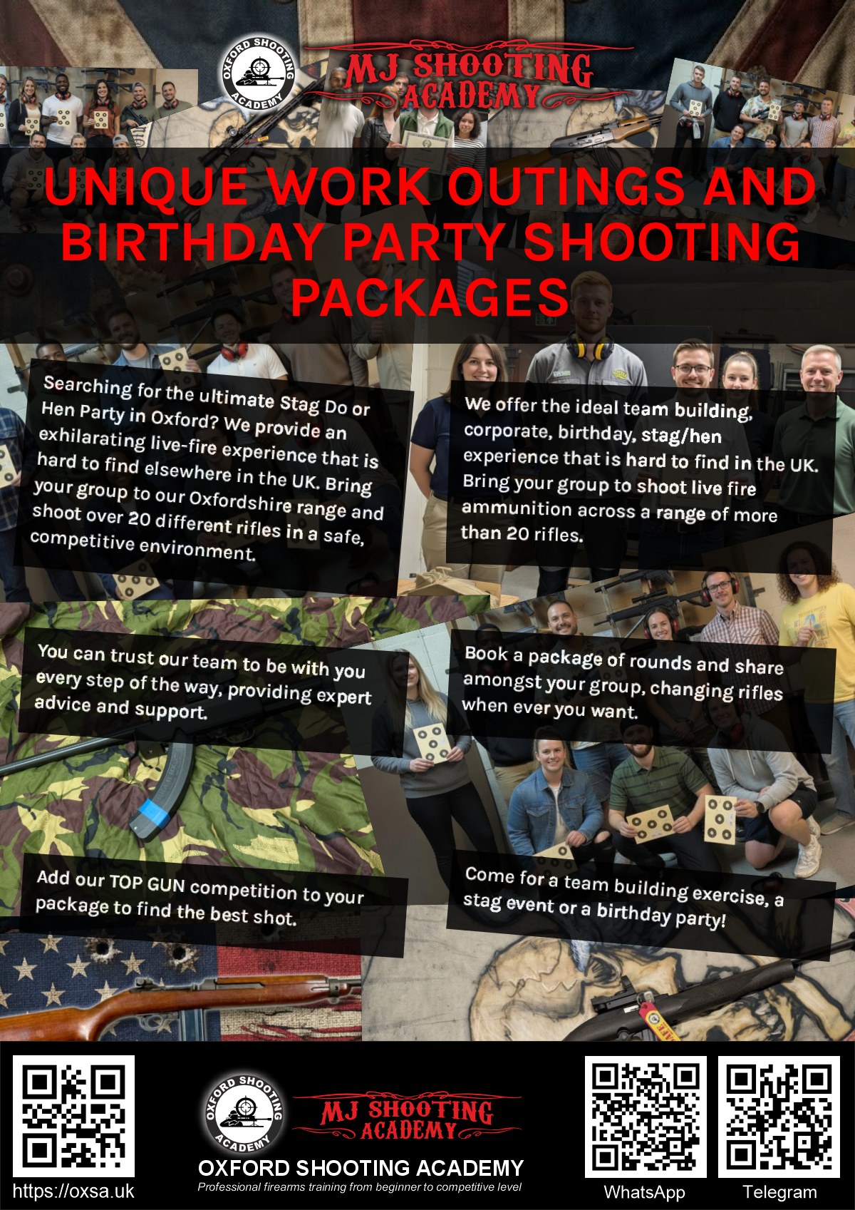 Sporting gun experience under supervised range conditions