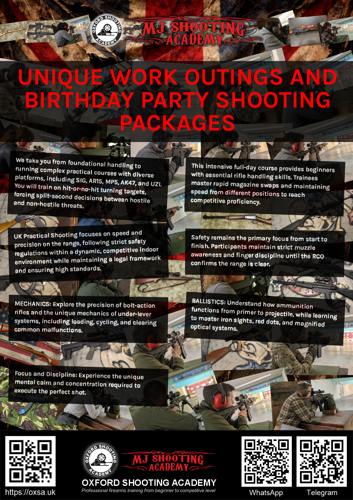 Precision shooting session focusing on firearm safety and handling