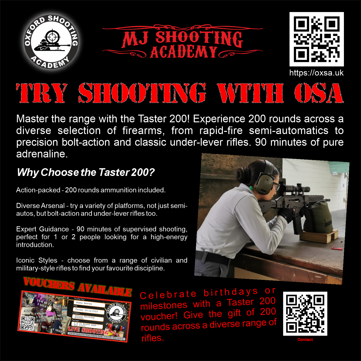 Live fire training for skill development and training