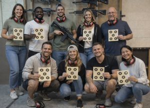 Indoor range shooting providing a unique experience day