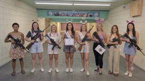 Professional shooting experience at a professional shooting range