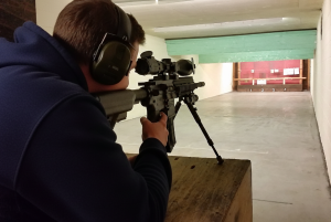 Indoor range shooting providing a unique experience day