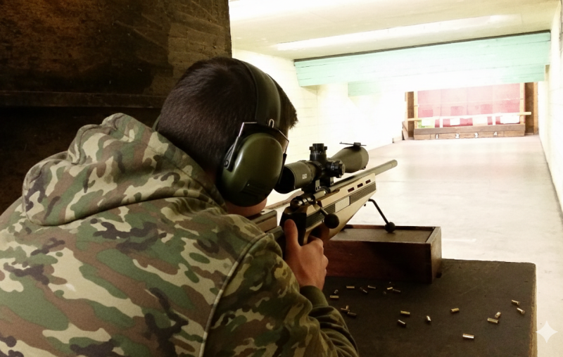 Sporting gun experience under supervised range conditions