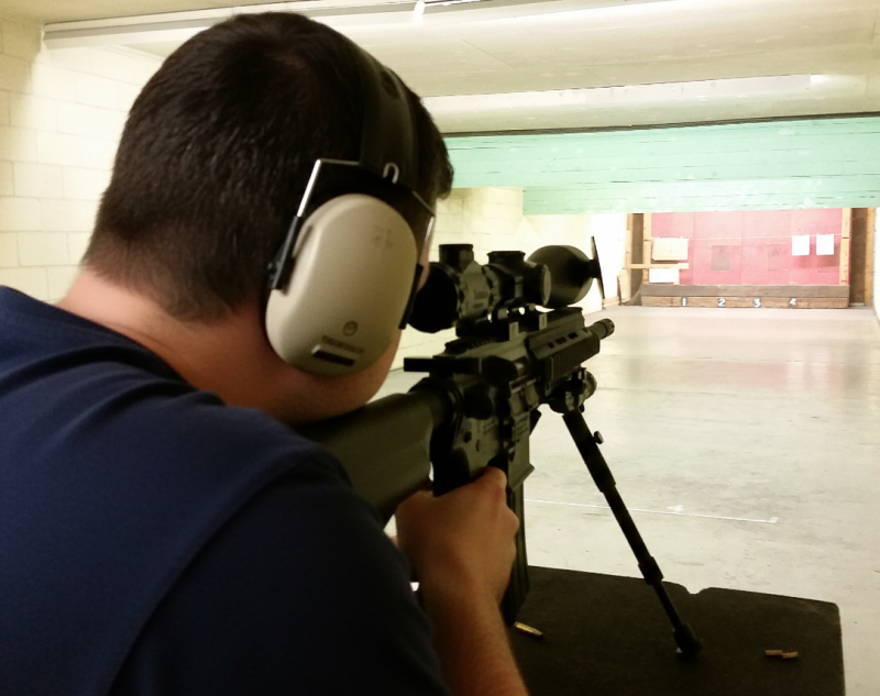 Sporting gun experience under supervised range conditions