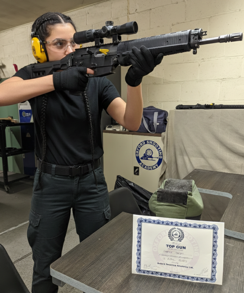 Live fire training for skill development and training