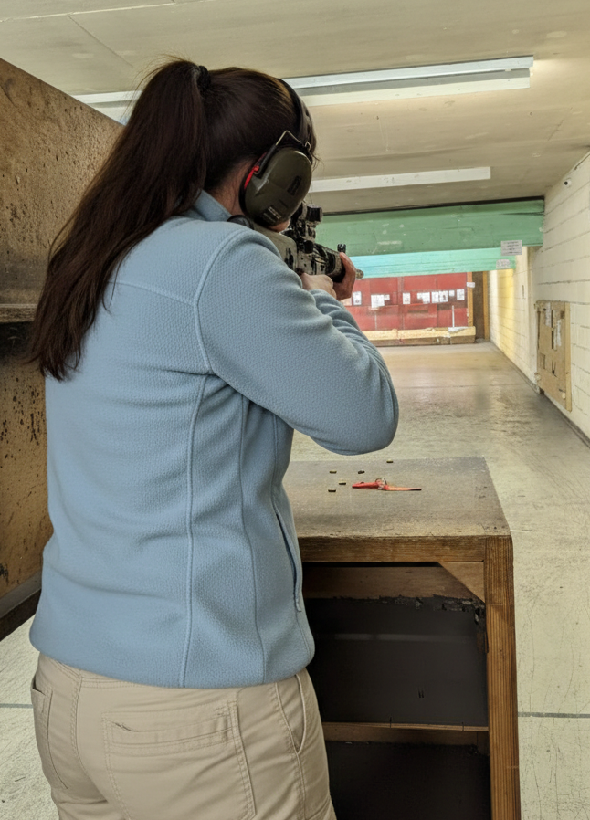 Sporting gun experience under supervised range conditions