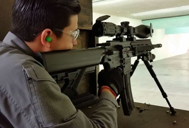 Tactical shooting drill for beginners and enthusiasts