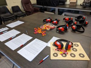 Target practice activity designed for corporate and group events