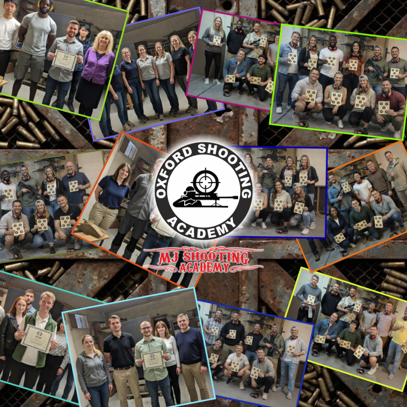 Professional shooting experience at a professional shooting range