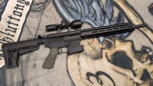 Firearms training session using various sporting firearms