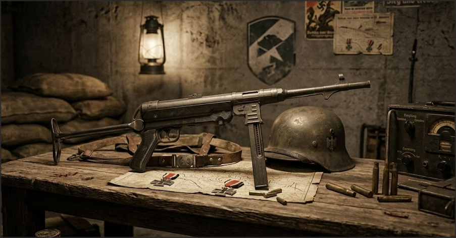 Historic rifle display with expert safety instruction